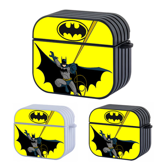 Batman Jump On The Rope Hard Plastic Case Cover For Apple Airpods 3