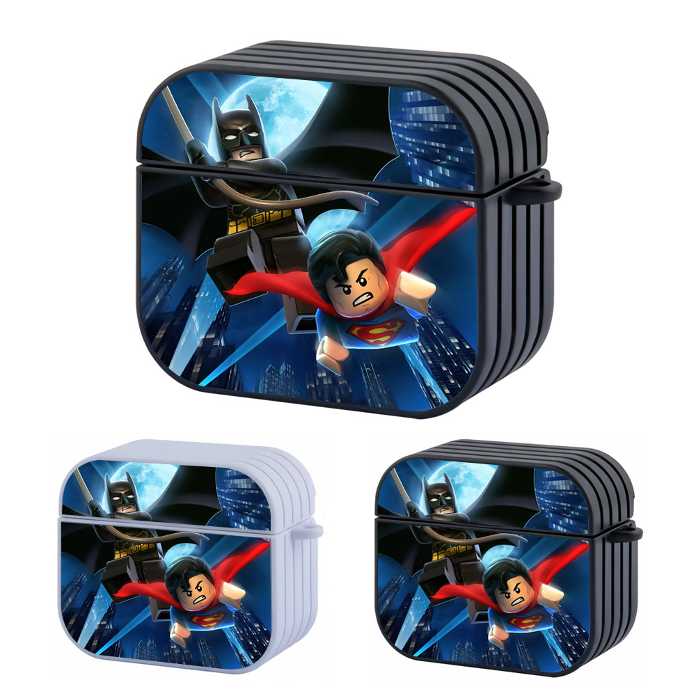 Batman X Superman Lego Fight Mode Hard Plastic Case Cover For Apple Airpods 3