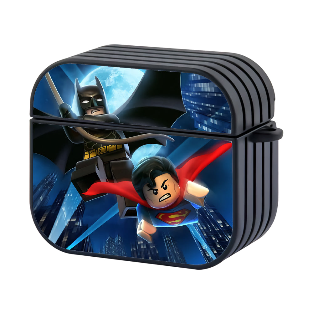 Batman X Superman Lego Fight Mode Hard Plastic Case Cover For Apple Airpods 3