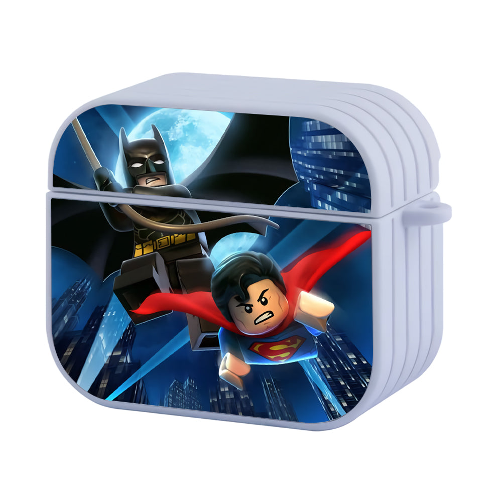 Batman X Superman Lego Fight Mode Hard Plastic Case Cover For Apple Airpods 3