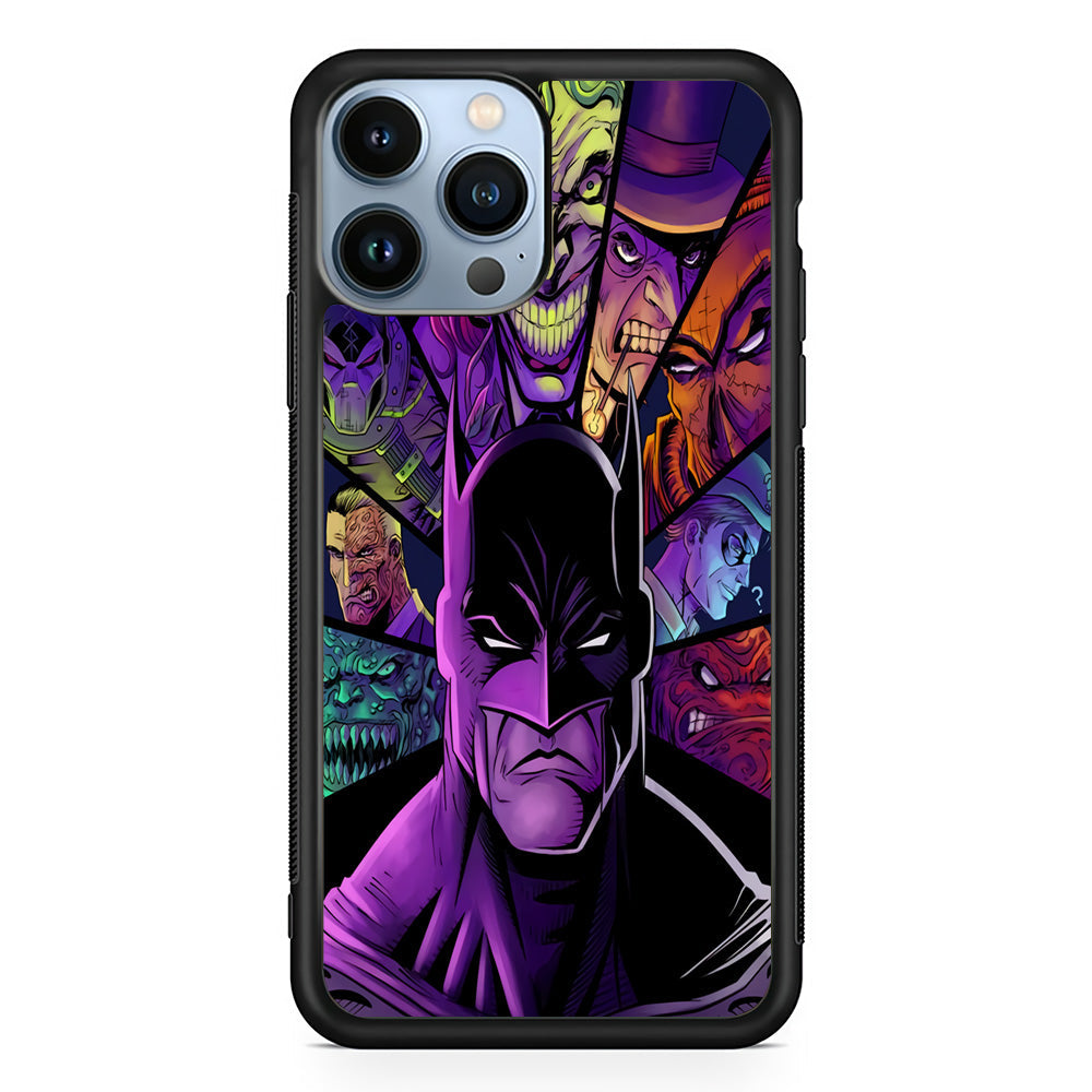 Batman x Villain iPhone 14 Pro Case
