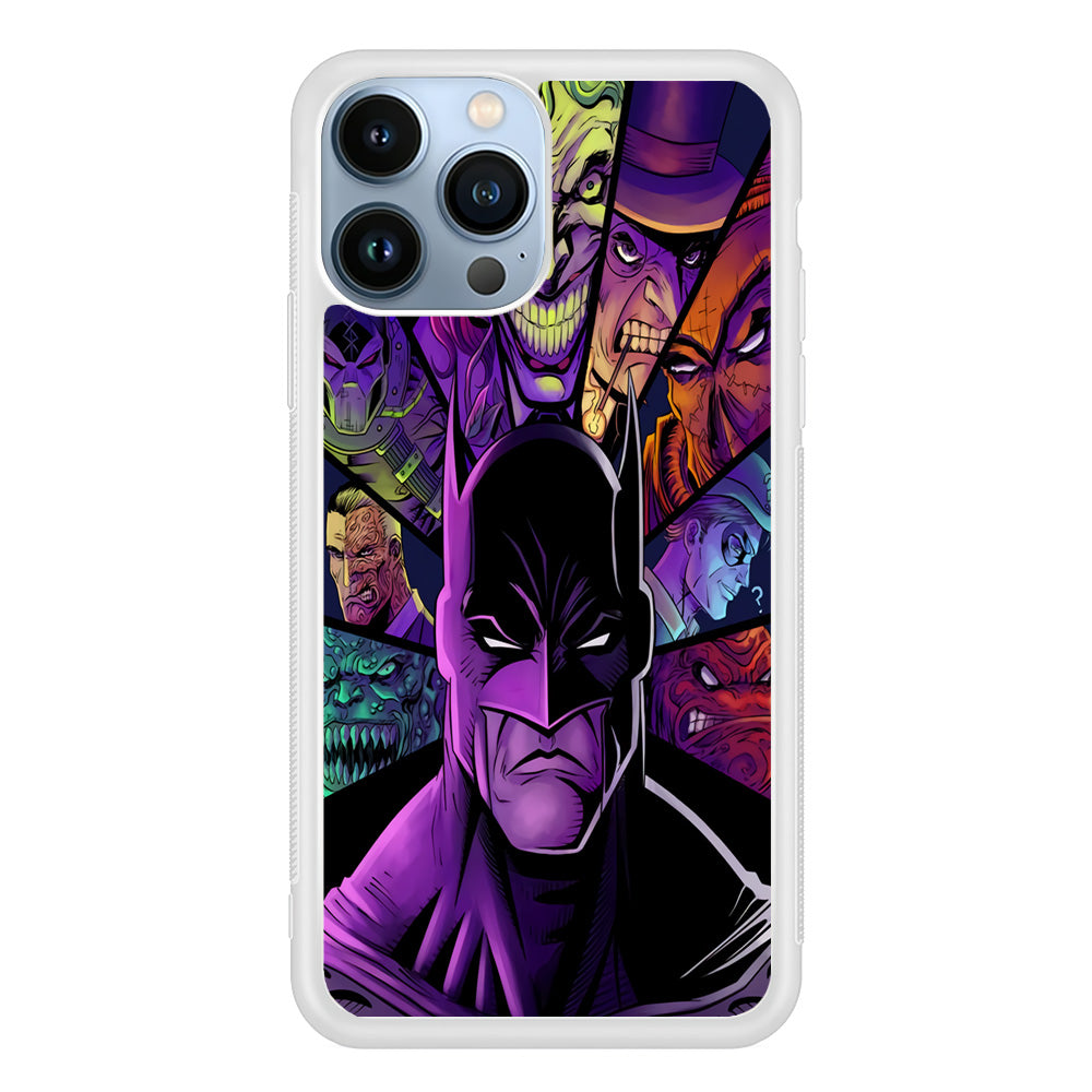 Batman x Villain iPhone 14 Pro Case