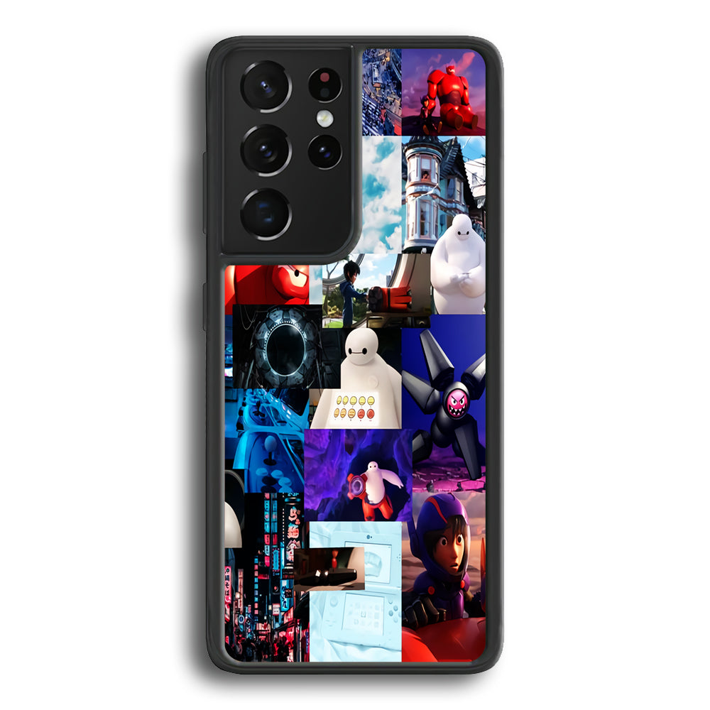 Baymax With Hiro Aesthetic Moment Samsung Galaxy S23 Ultra Case - Ezzystore