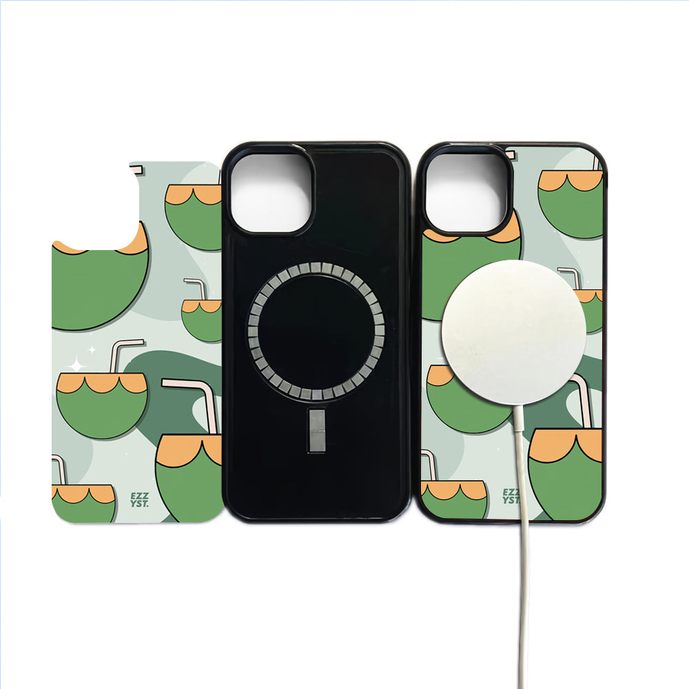 Beach Pleasure Coconut Water Magsafe iPhone Case