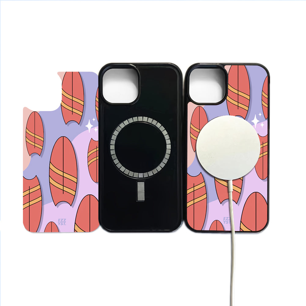 Beach Pleasure Fun Surfing Magsafe iPhone Case