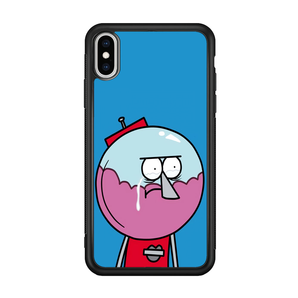 Benson Regular Show Crying Moment iPhone X Case