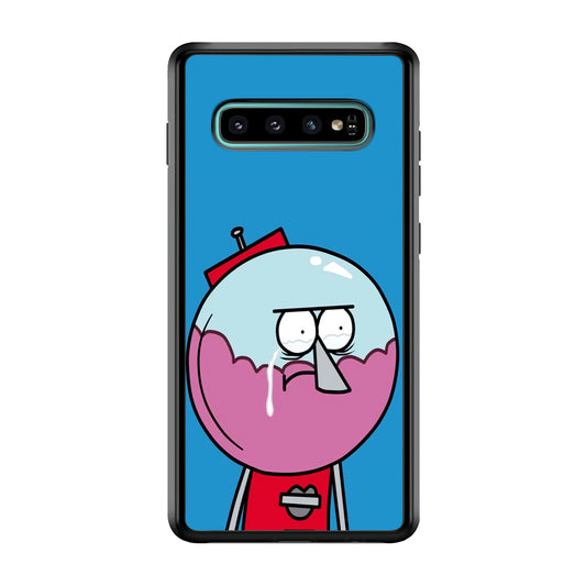 Benson Regular Show Crying Moment Samsung Galaxy S10 Plus Case