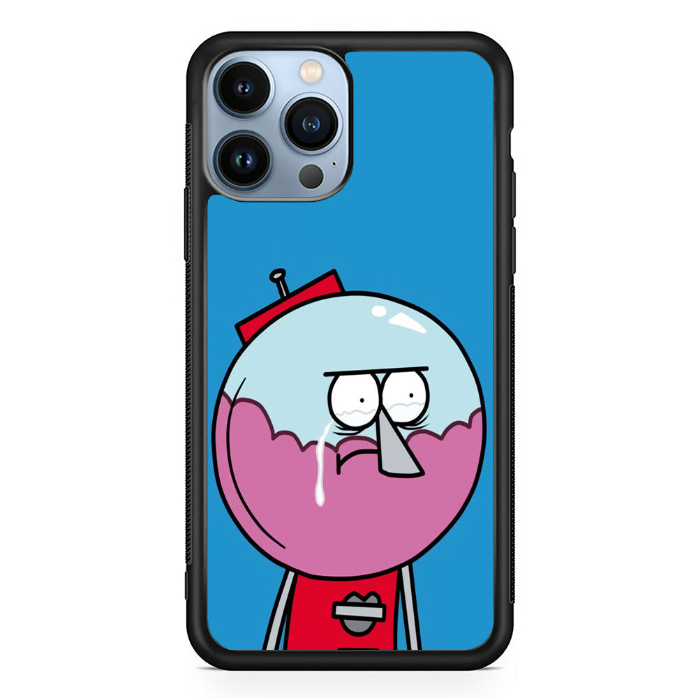 Benson Regular Show Crying Moment iPhone 15 Pro Max Case