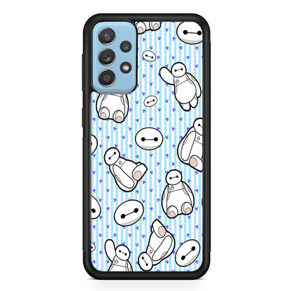 Big Hero 6 Baymax Stripe And Love Samsung Galaxy A52 Case