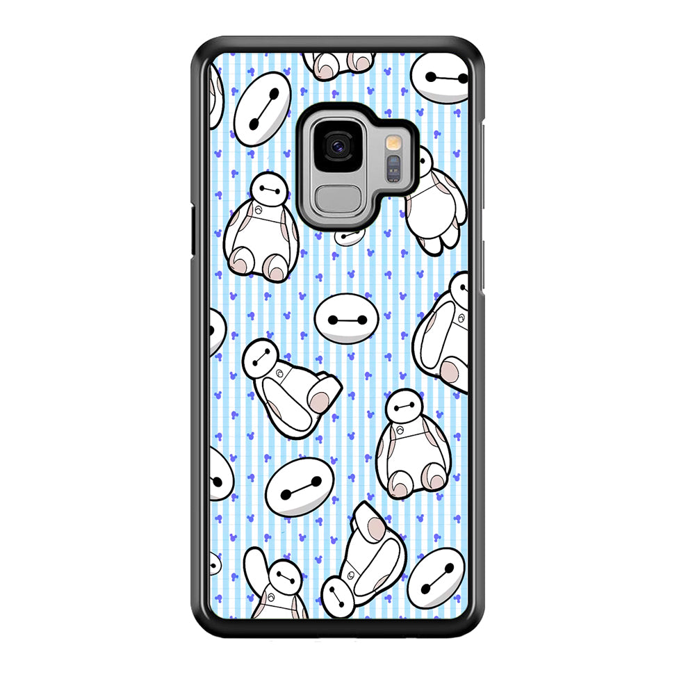 Big Hero 6 Baymax Stripe And Love Samsung Galaxy S9 Case