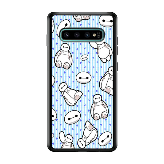 Big Hero 6 Baymax Stripe And Love Samsung Galaxy S10 Plus Case