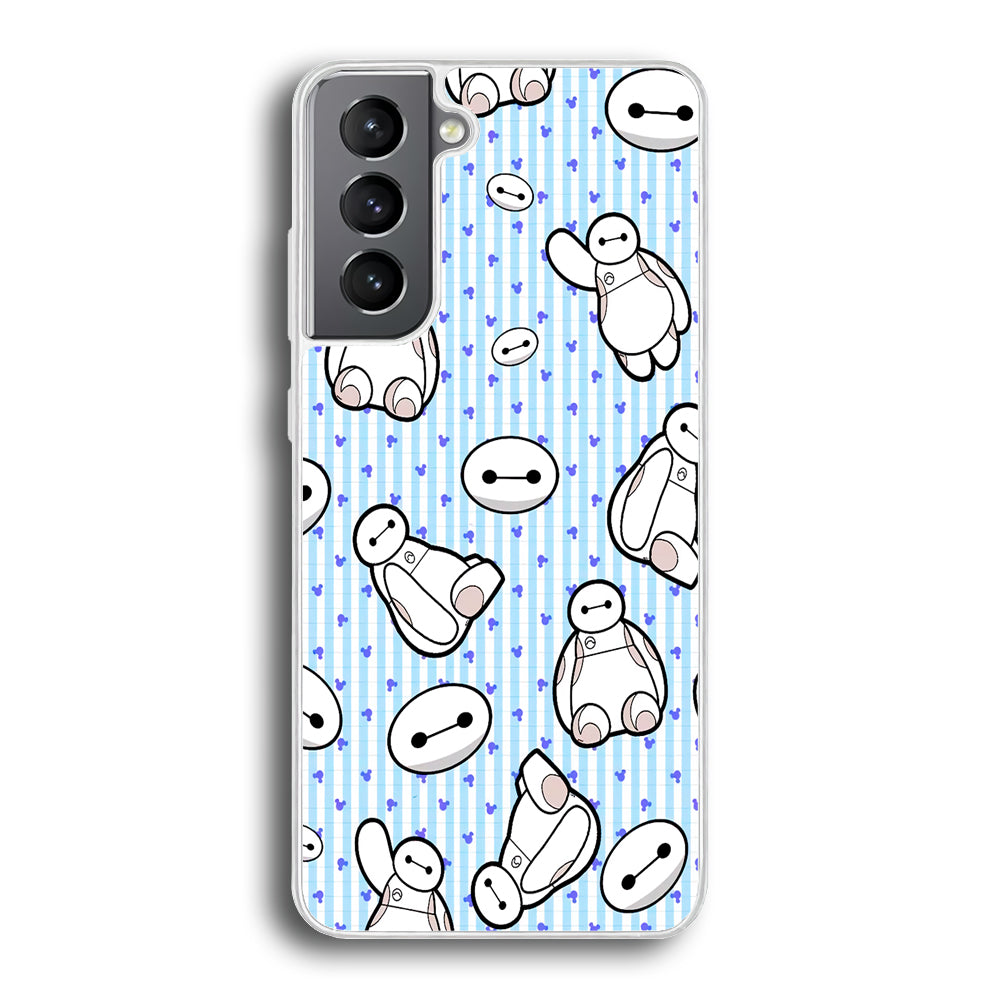 Big Hero 6 Baymax Stripe And Love Samsung Galaxy S21 Case