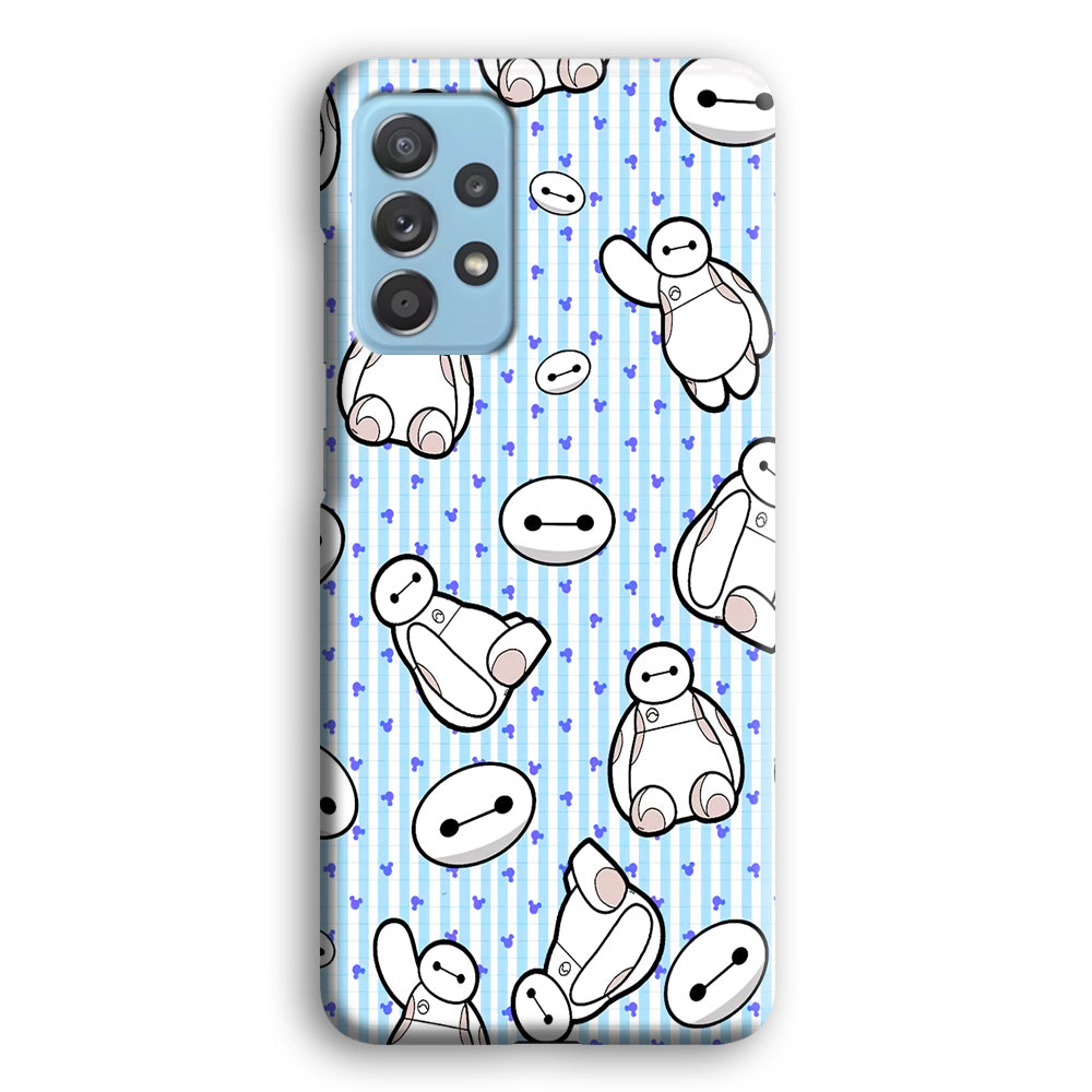 Big Hero 6 Baymax Stripe And Love Samsung Galaxy A52 Case