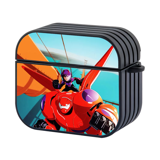 Big Hero Baymax And Hiro Battle Style Hard Plastic Case Cover For Apple Airpods 3 - Ezzystore