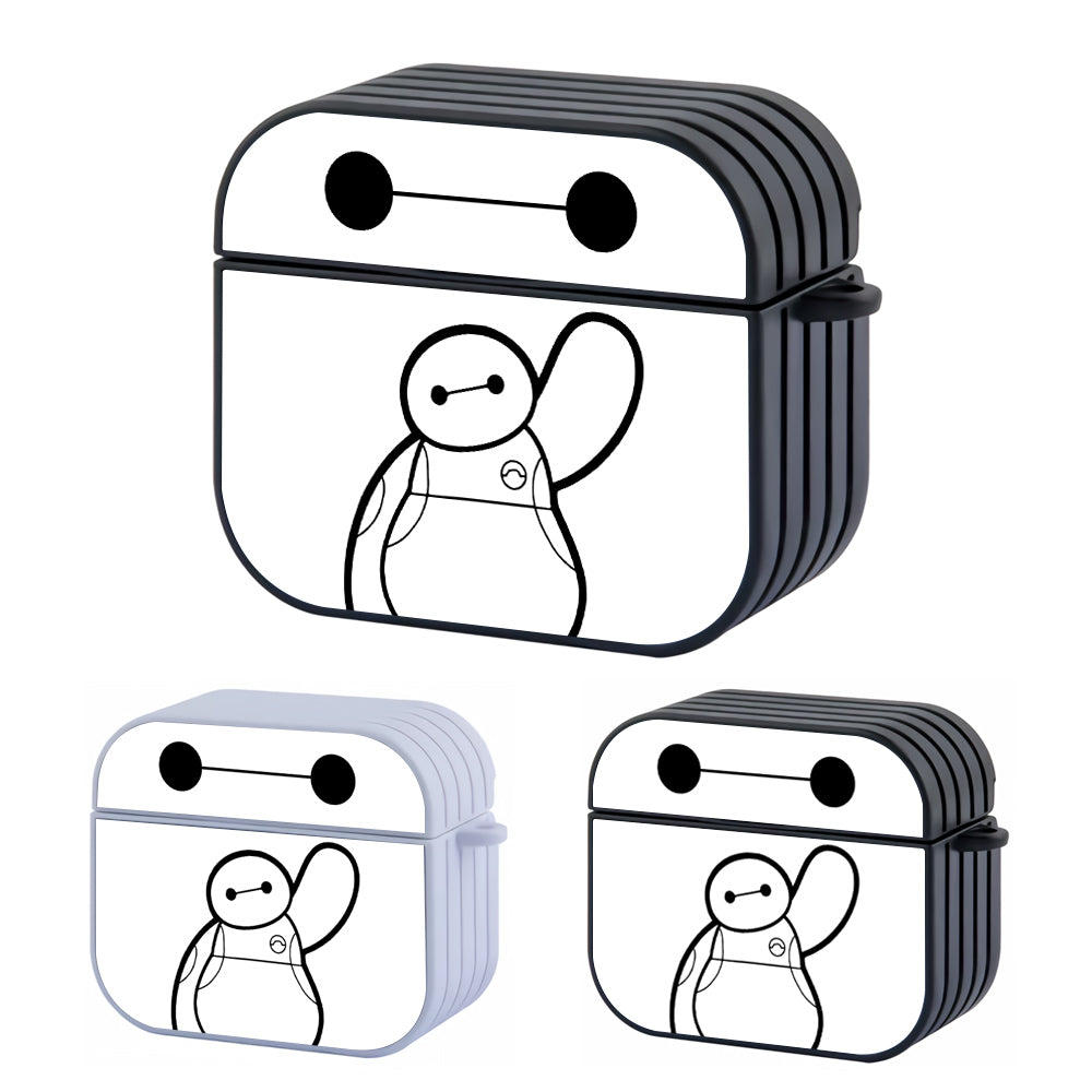 Big Hero Icon Of Baymax Hard Plastic Case Cover For Apple Airpods 3