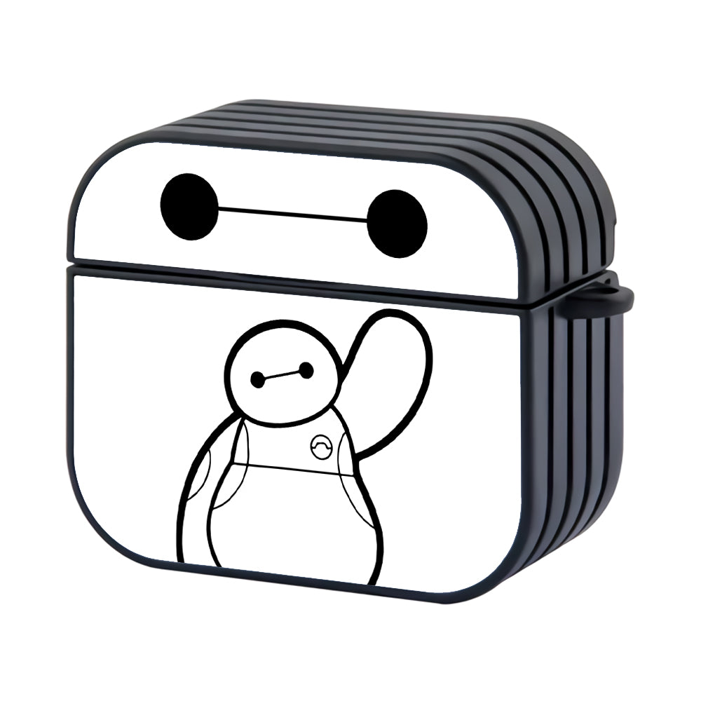 Big Hero Icon Of Baymax Hard Plastic Case Cover For Apple Airpods 3