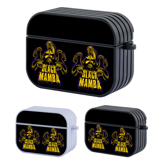 Black Mamba 24 Kobe Bryant Hard Plastic Case Cover For Apple Airpods Pro