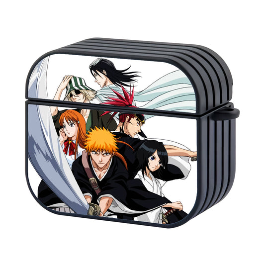 Bleach Ichigo And Team Hard Plastic Case Cover For Apple Airpods 4 - Ezzystore