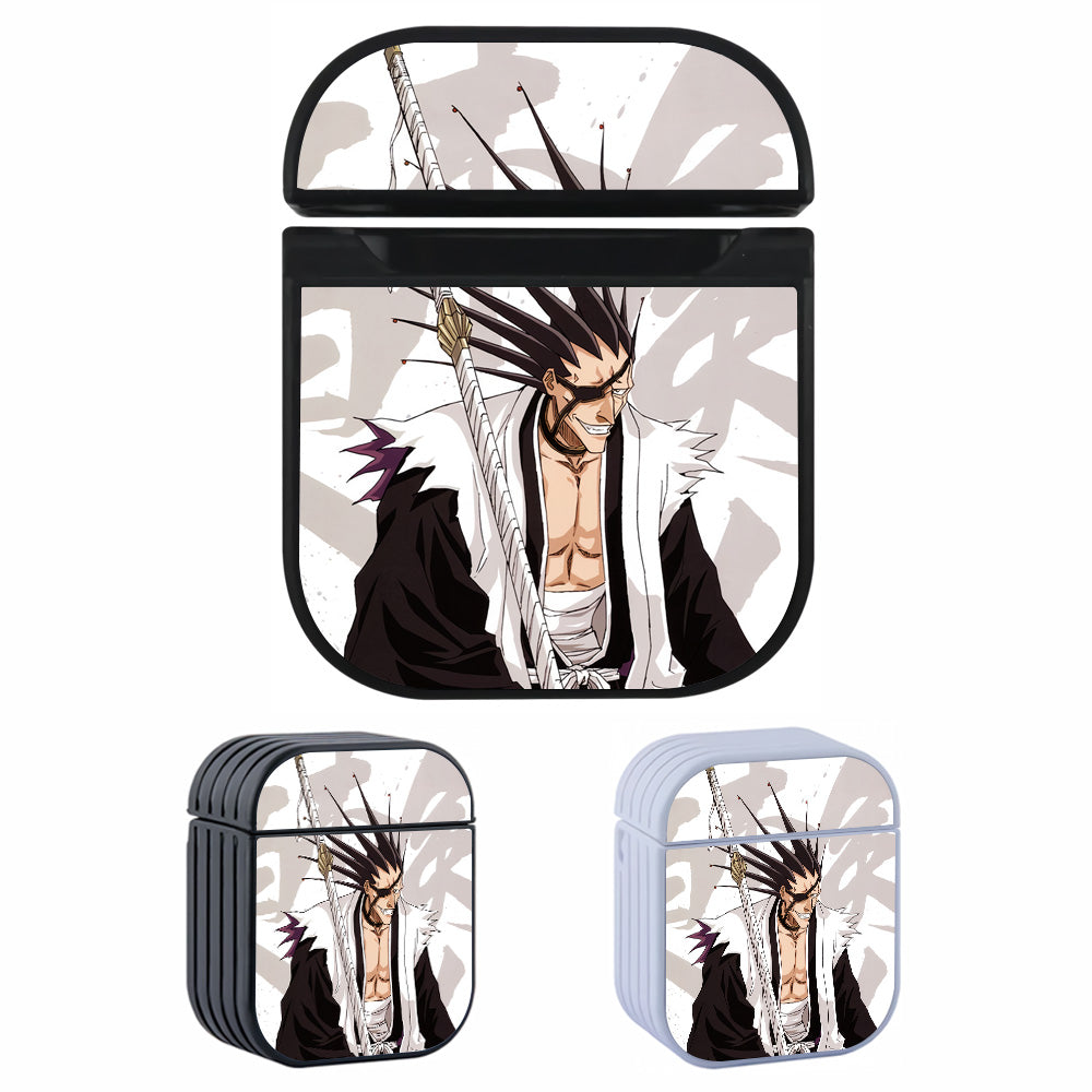 Bleach Kenpachi Zaraki Character Hard Plastic Case Cover For Apple Airpods