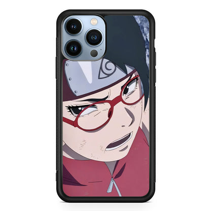 Boruto Sarada Uchiha iPhone 14 Pro Case