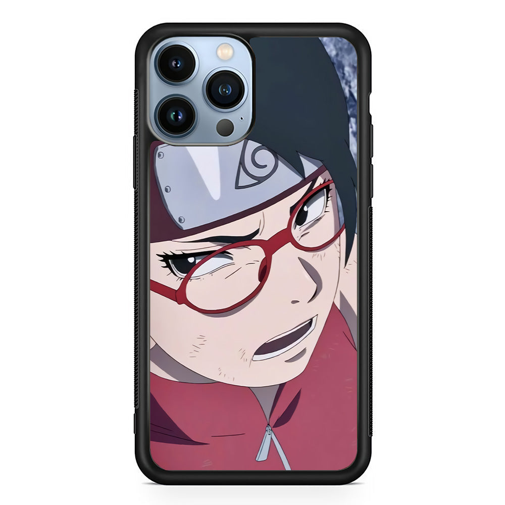 Boruto Sarada Uchiha iPhone 15 Pro Case