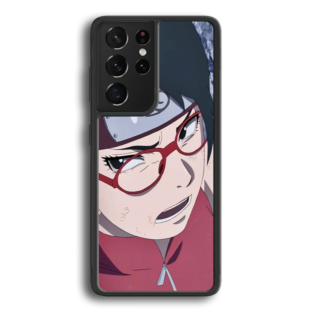 Boruto Sarada Uchiha Samsung Galaxy S22 Ultra Case - Ezzystore