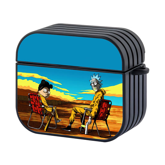 Breaking Bad ft Rick and Morty Hard Plastic Case Cover For Apple Airpods 4 - Ezzystore