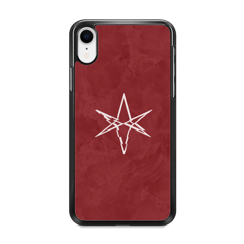 Bring Me The Horizon Maroon Marble iPhone XR Case