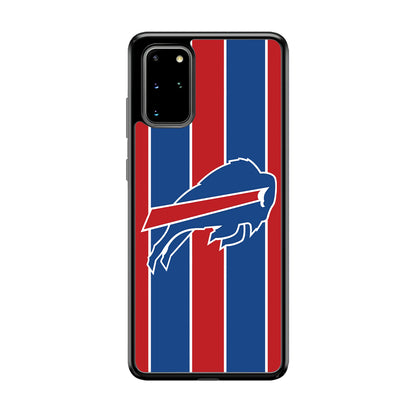 Buffalo Bills Stripe And Logo Samsung Galaxy S20 Plus Case