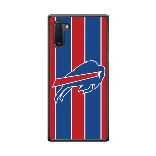 Buffalo Bills Stripe And Logo Samsung Galaxy Note 10 Case