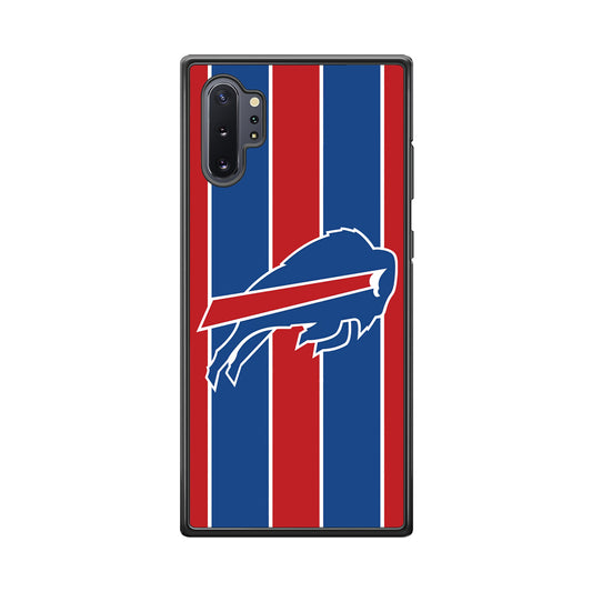 Buffalo Bills Stripe And Logo Samsung Galaxy Note 10 Plus Case