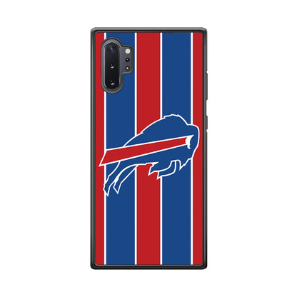 Buffalo Bills Stripe And Logo Samsung Galaxy Note 10 Plus Case