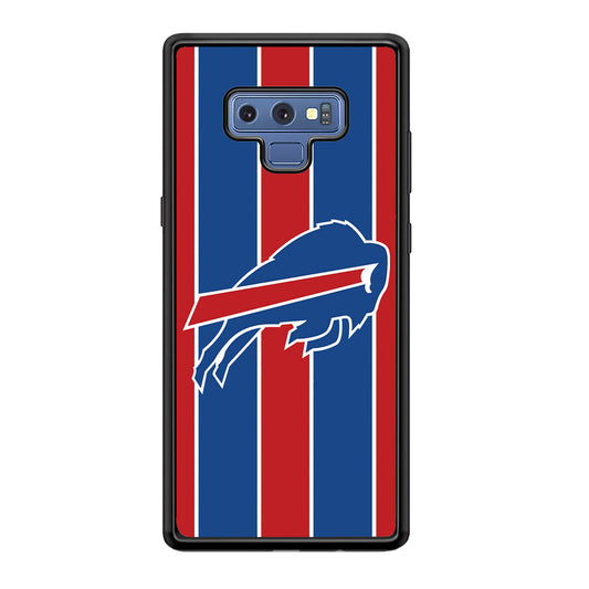 Buffalo Bills Stripe And Logo Samsung Galaxy Note 9 Case