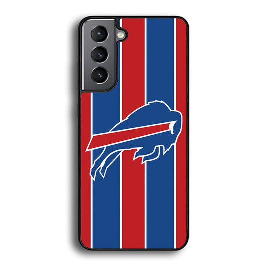 Buffalo Bills Stripe And Logo Samsung Galaxy S21 Case