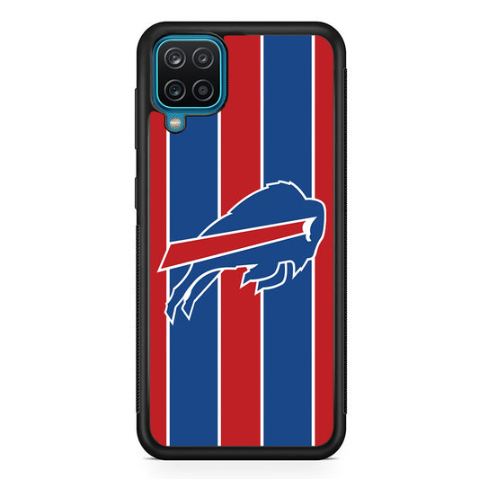 Buffalo Bills Stripe And Logo Samsung Galaxy A12 Case