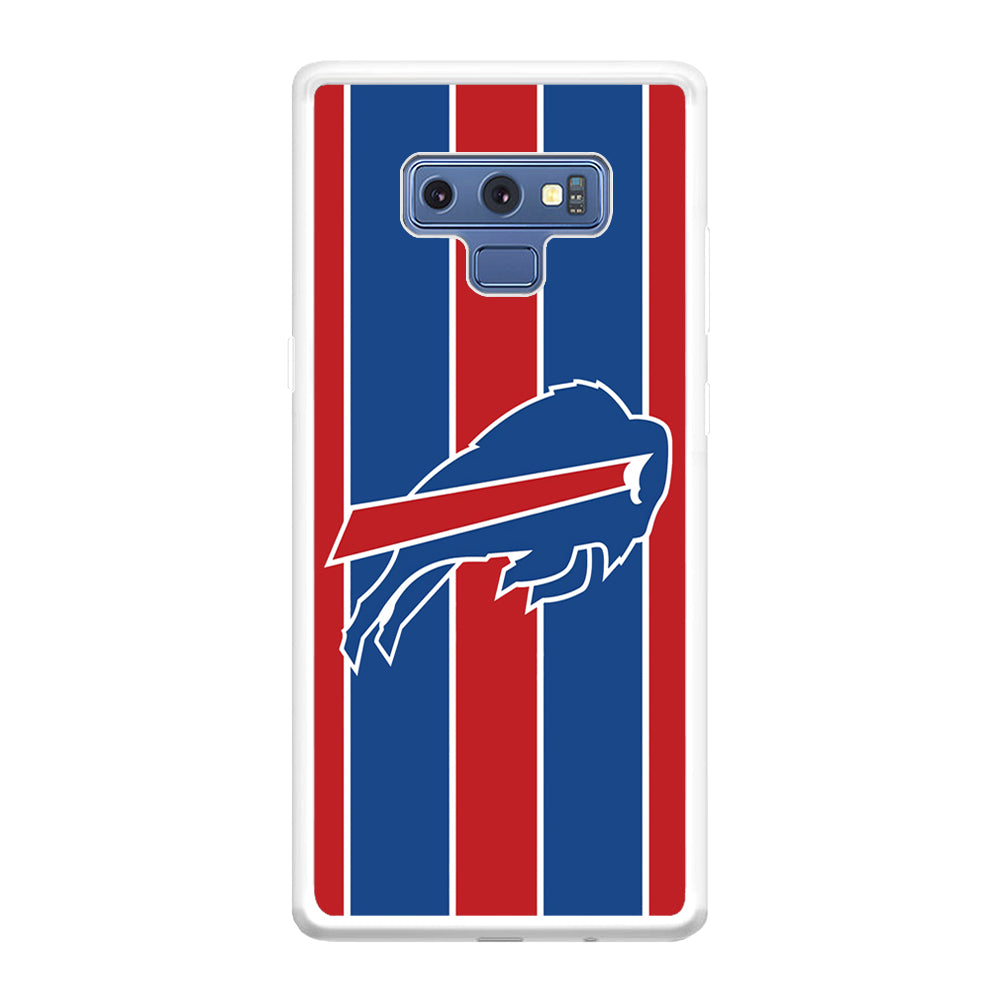 Buffalo Bills Stripe And Logo Samsung Galaxy Note 9 Case