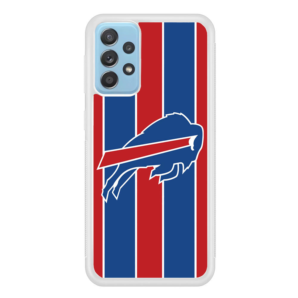 Buffalo Bills Stripe And Logo Samsung Galaxy A52 Case