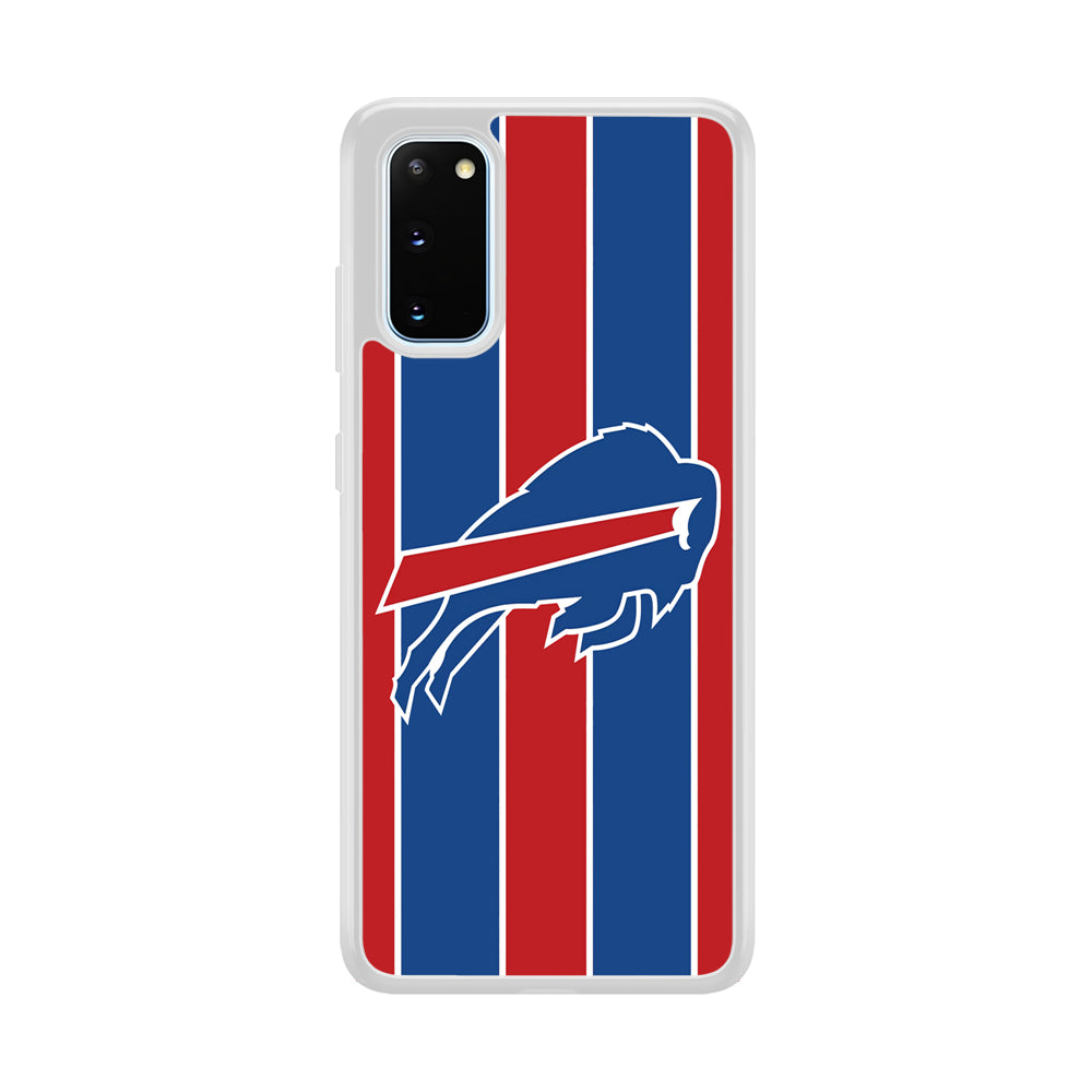 Buffalo Bills Stripe And Logo Samsung Galaxy S20 Case