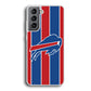 Buffalo Bills Stripe And Logo Samsung Galaxy S21 Case
