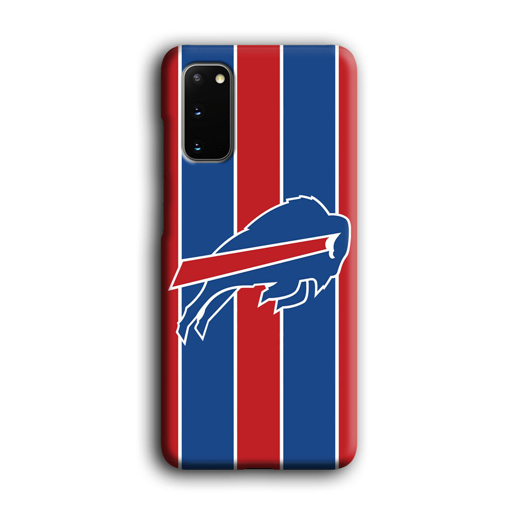 Buffalo Bills Stripe And Logo Samsung Galaxy S20 Case