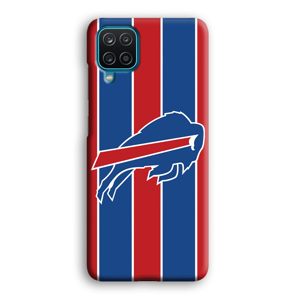 Buffalo Bills Stripe And Logo Samsung Galaxy A12 Case
