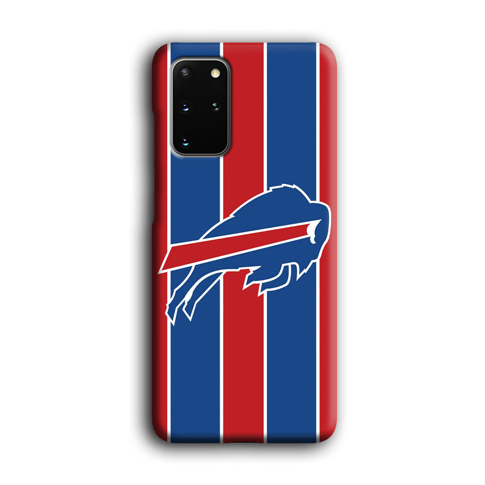 Buffalo Bills Stripe And Logo Samsung Galaxy S20 Plus Case