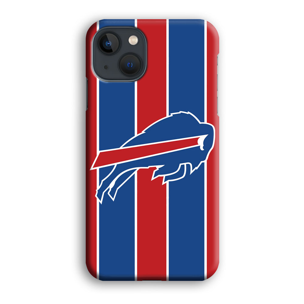 Buffalo Bills Stripe And Logo iPhone 15 Plus Case