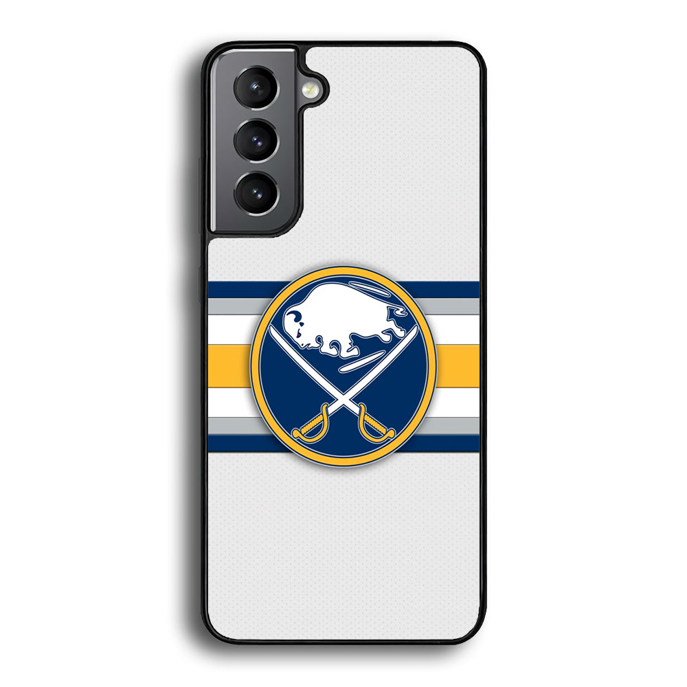 Buffalo Sabres Stripe Logo Samsung Galaxy S24 Plus Case - Ezzystore