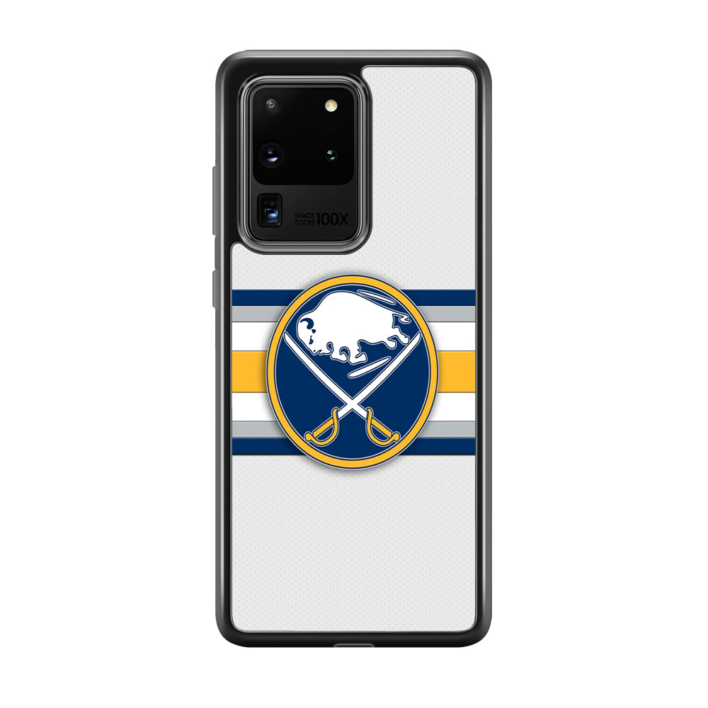 Buffalo Sabres Stripe Logo Samsung Galaxy S20 Ultra Case