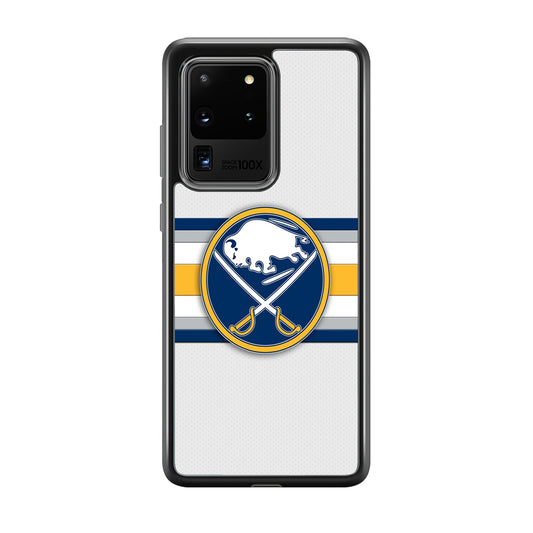 Buffalo Sabres Stripe Logo Samsung Galaxy S20 Ultra Case