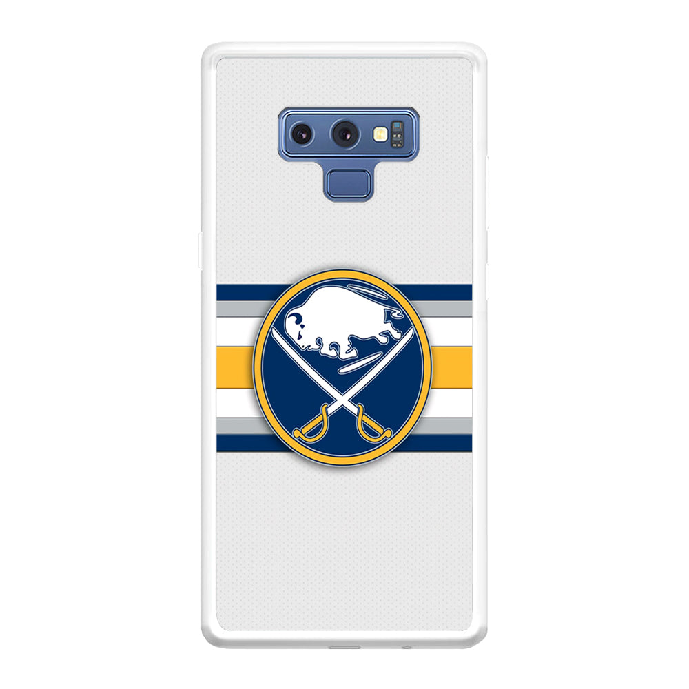 Buffalo Sabres Stripe Logo Samsung Galaxy Note 9 Case