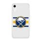 Buffalo Sabres Stripe Logo iPhone XR Case