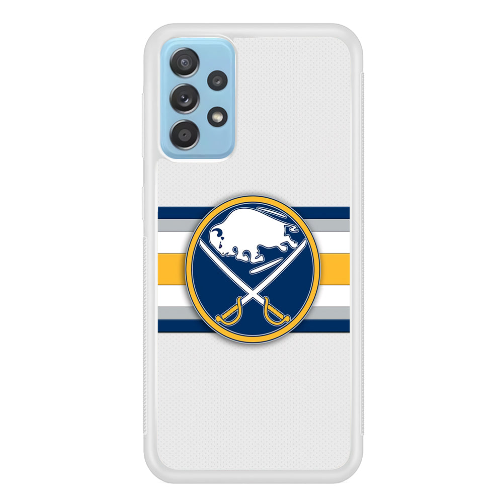 Buffalo Sabres Stripe Logo Samsung Galaxy A52 Case