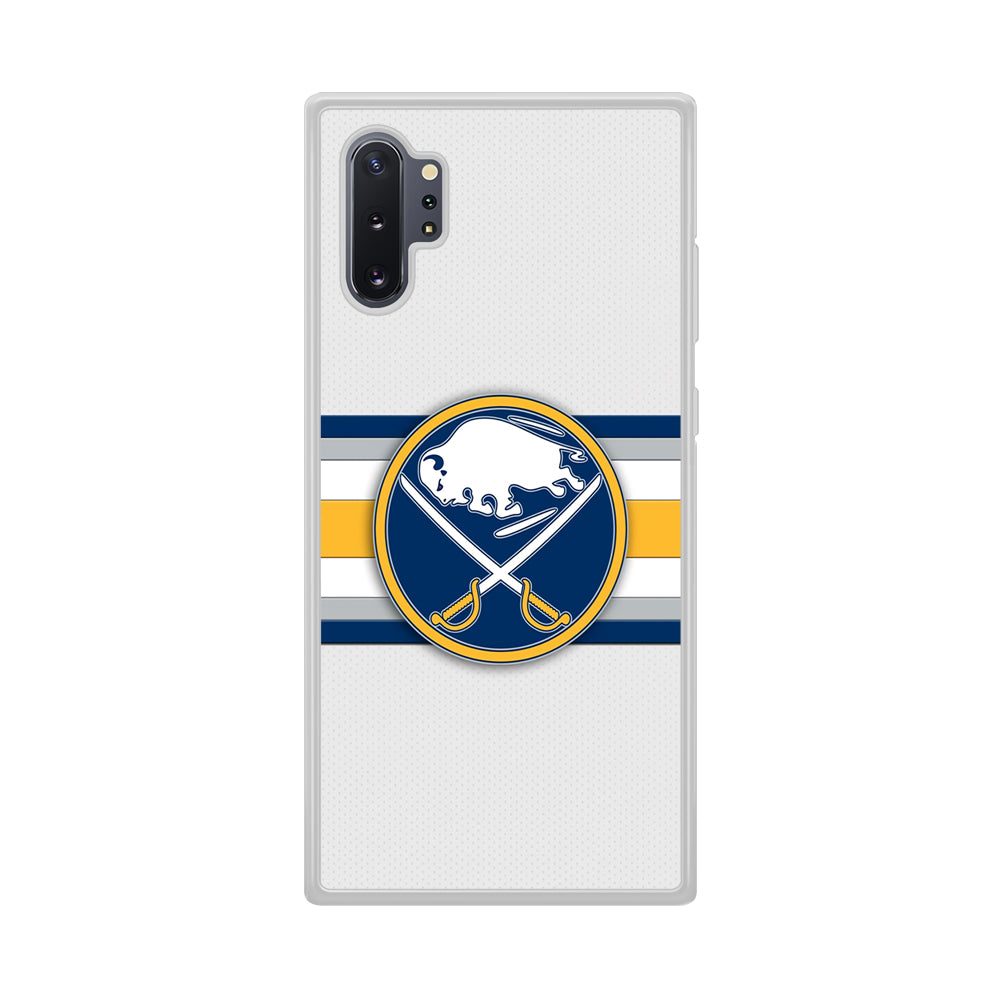 Buffalo Sabres Stripe Logo Samsung Galaxy Note 10 Plus Case